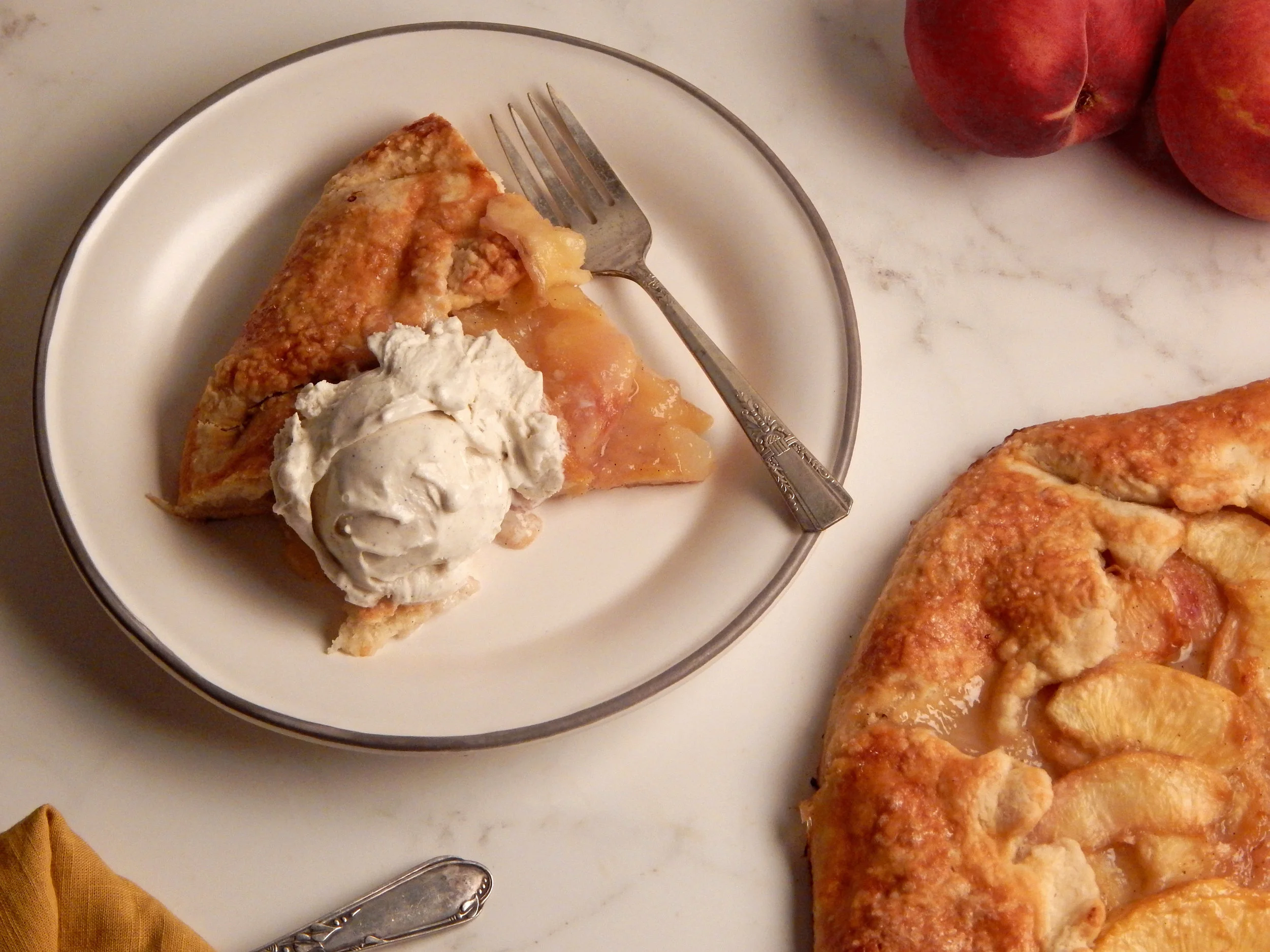 Peach Vanilla Bean Galette
