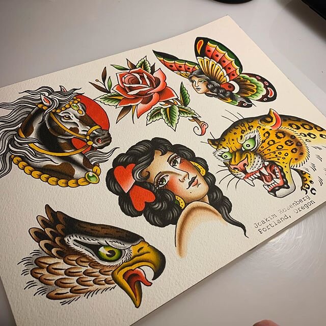 New sheet, all the designs are available whenever this is all over❤️🖤 joakimtattooing.com thank you!