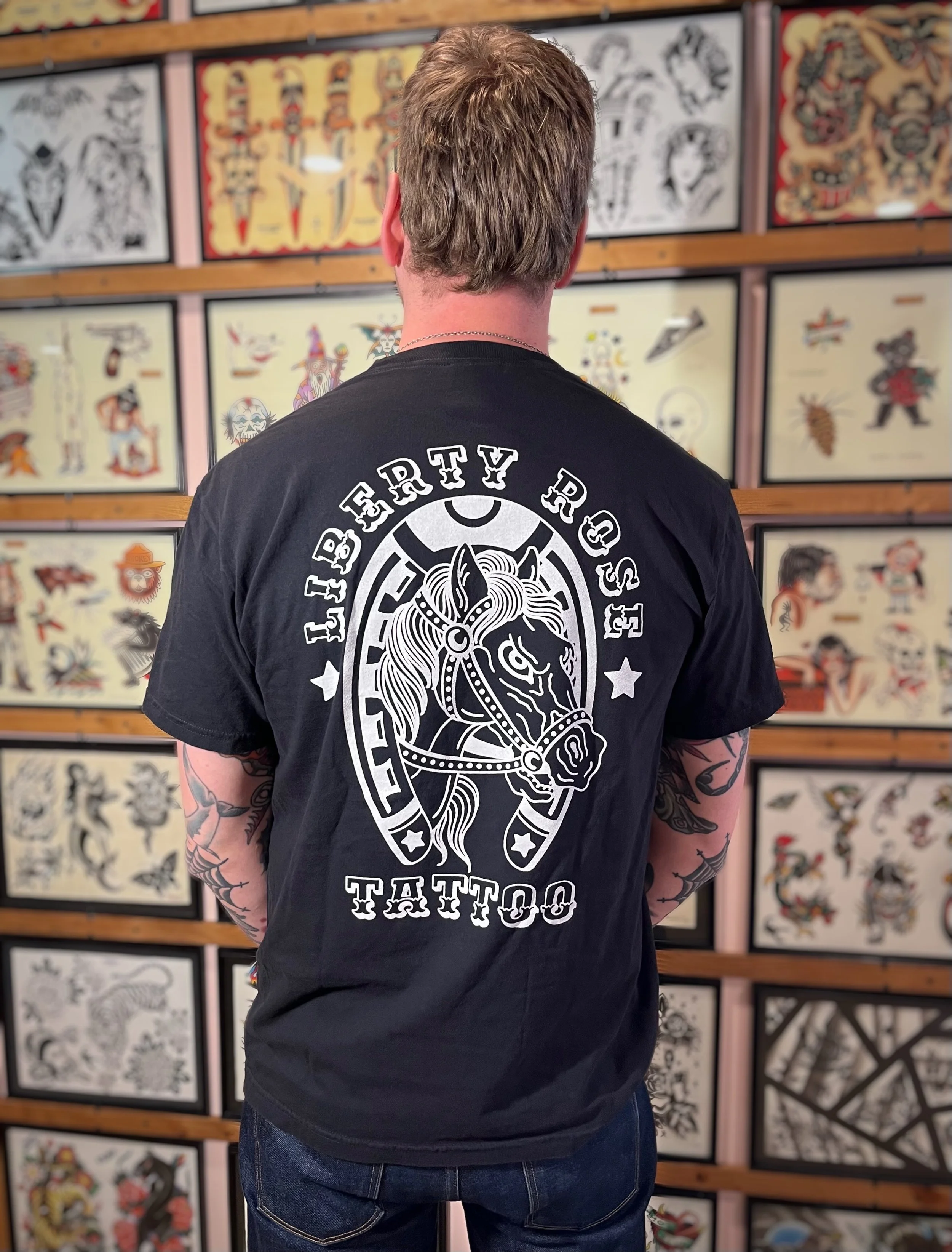 Liberty Rose Tattoo Rodeo T-shirt