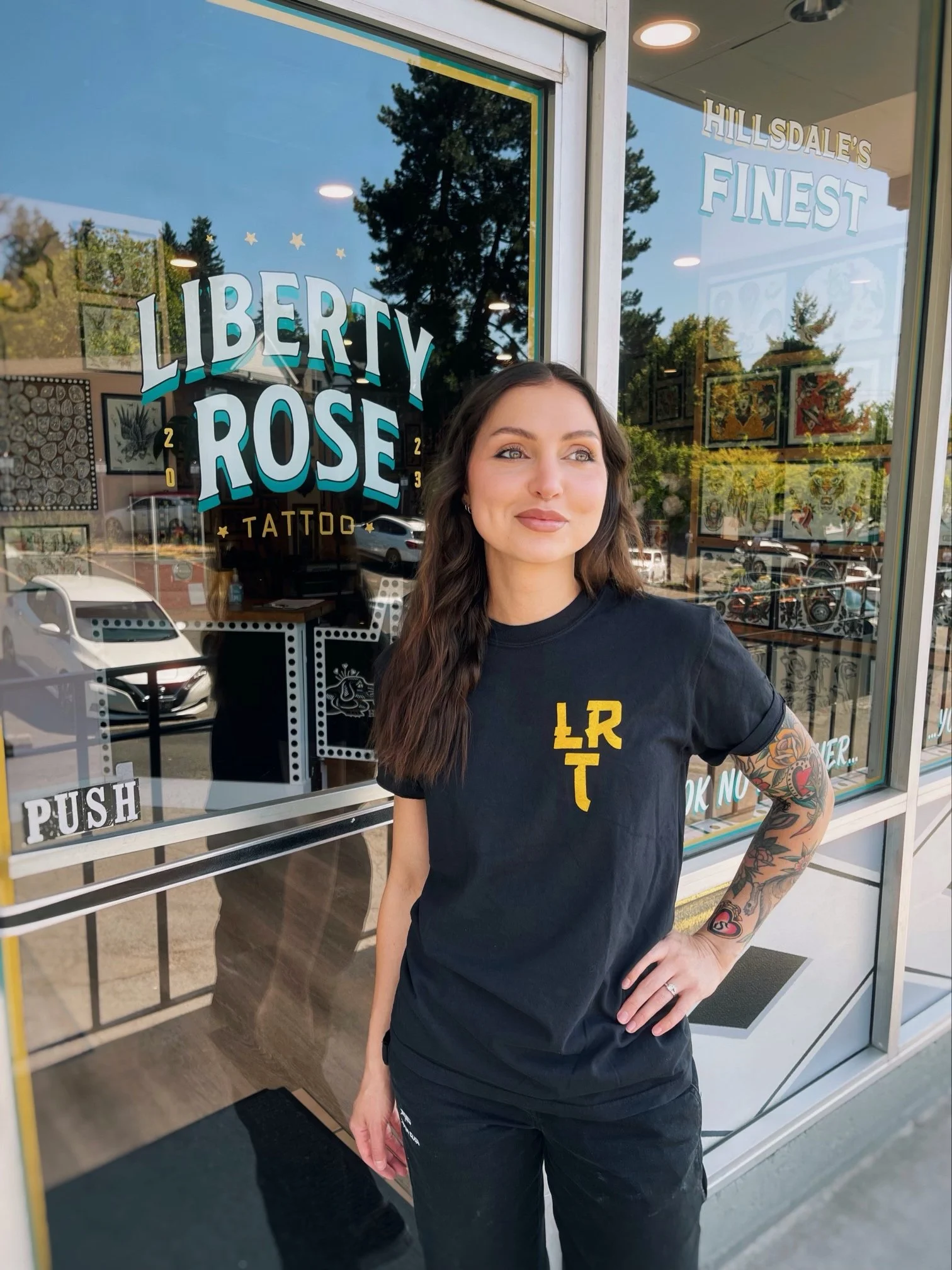 Liberty Rose Tattoo Tee