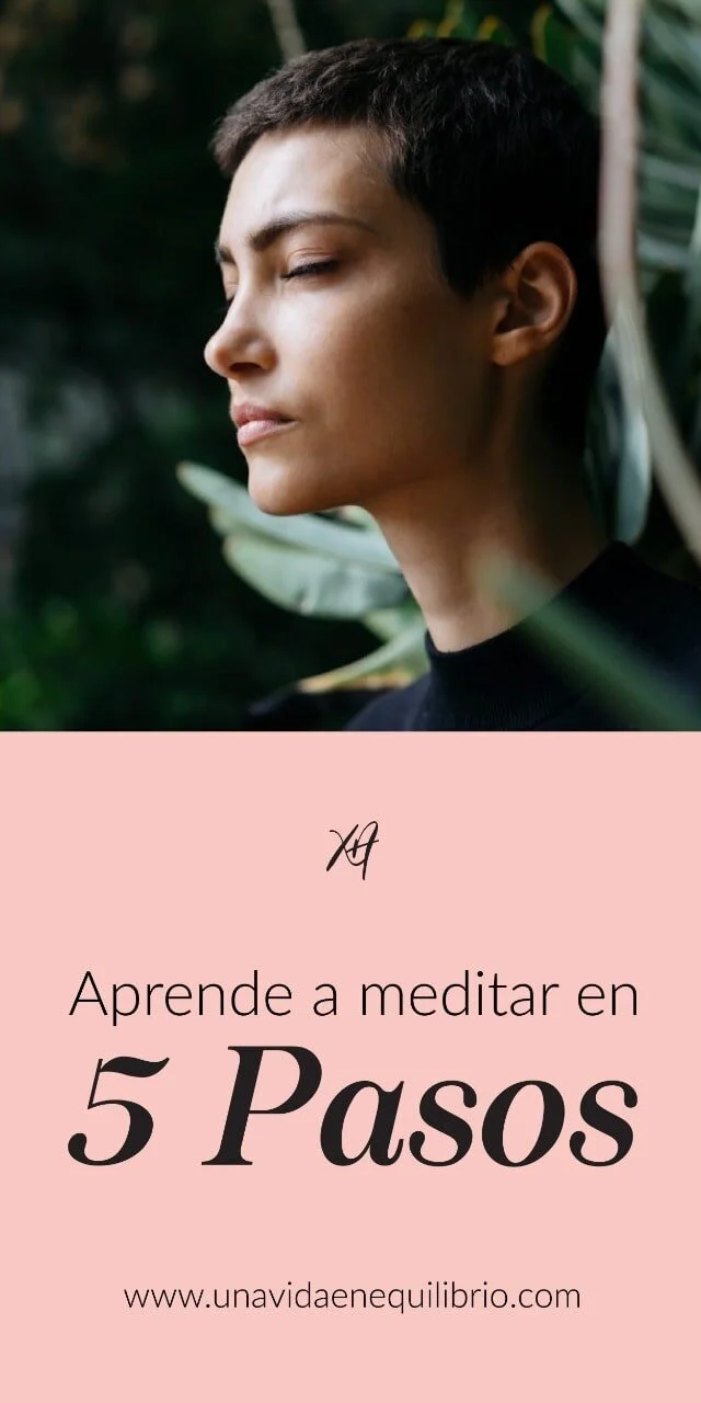 Aprende a meditar en 5 pasos 