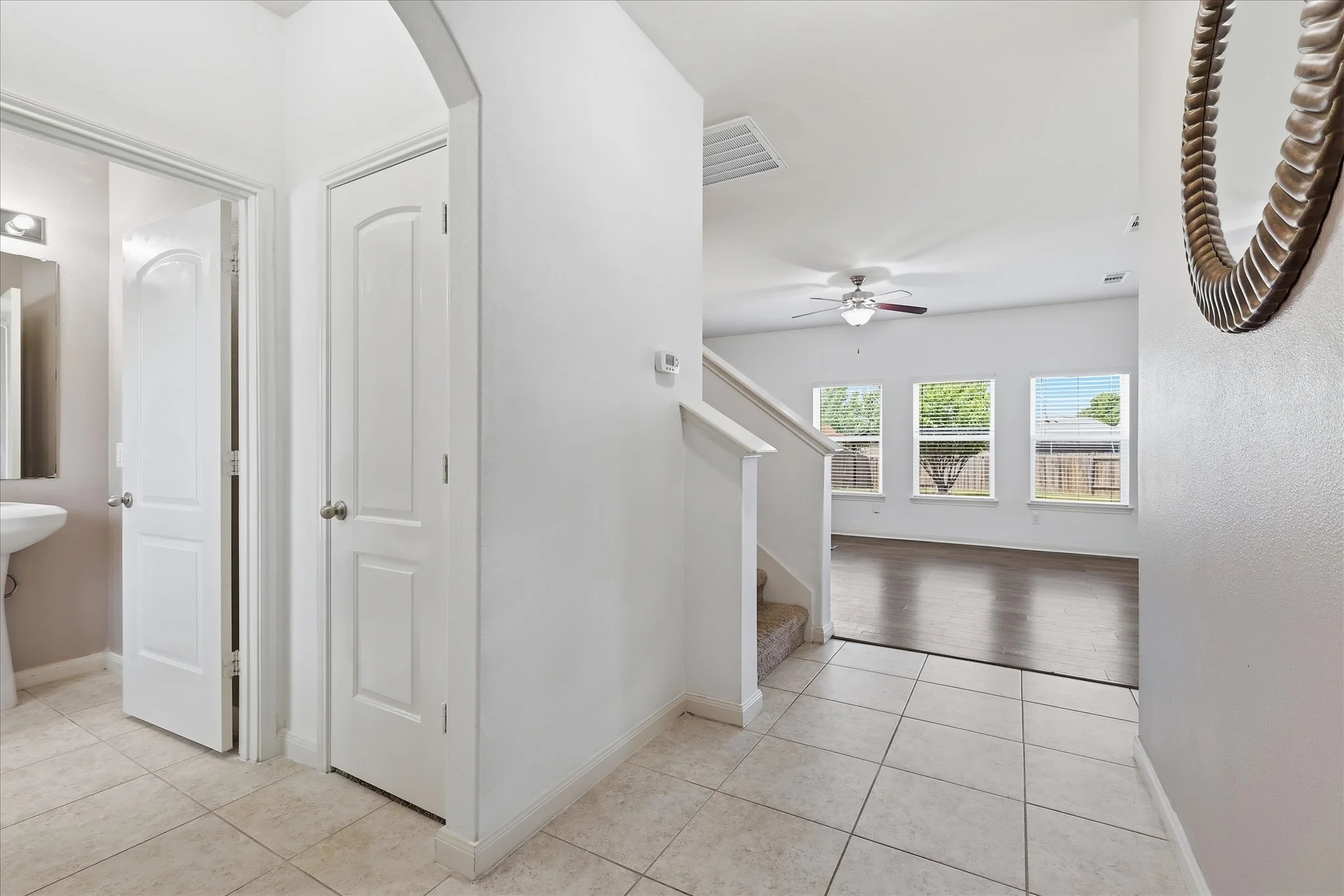 Wide open foyer 