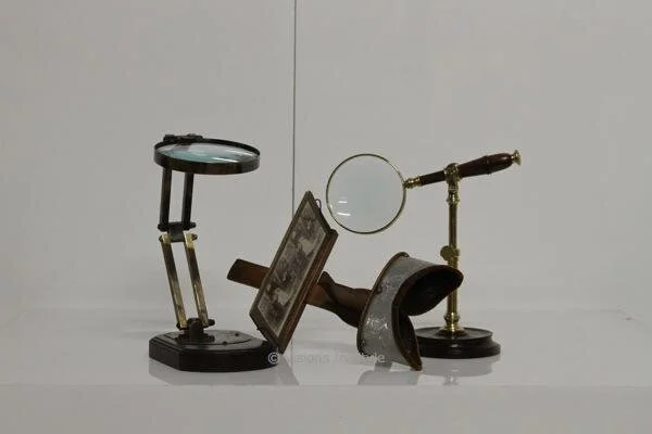 Antique Magnifying Glass &amp; Viewfinder