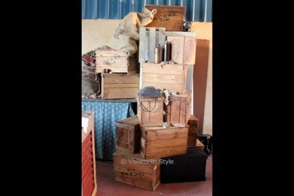 Assorted Rustic Boxes and Crates