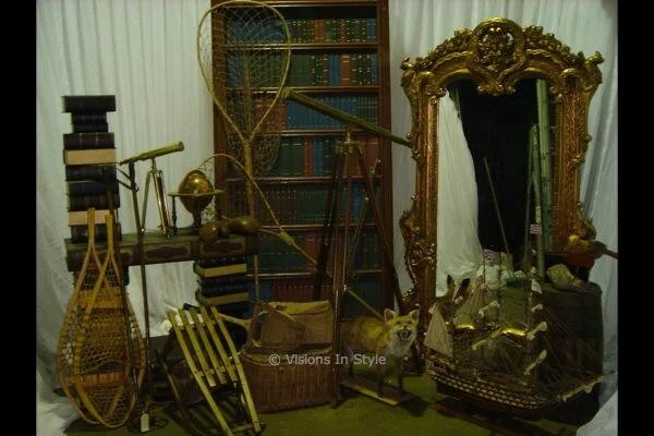 Vintage Fake Bookshelf