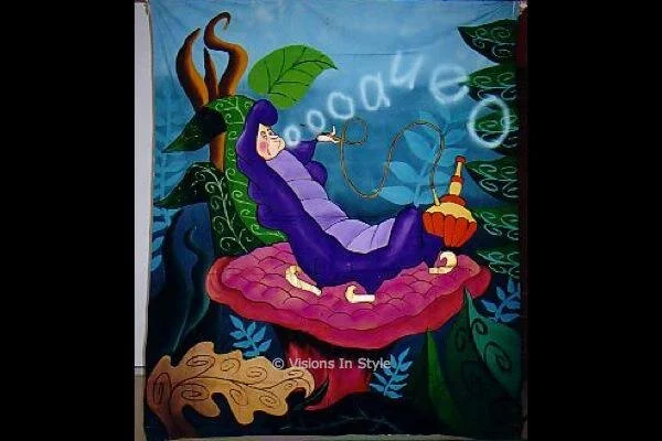 Alice Caterpillar Backdrop