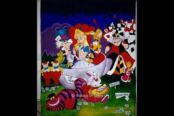 Alice Mad Hatter Backdrop
