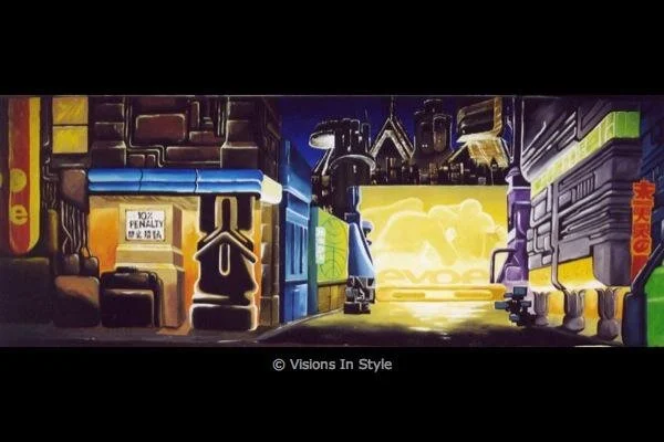 Blade Runner Street Backdrop 2