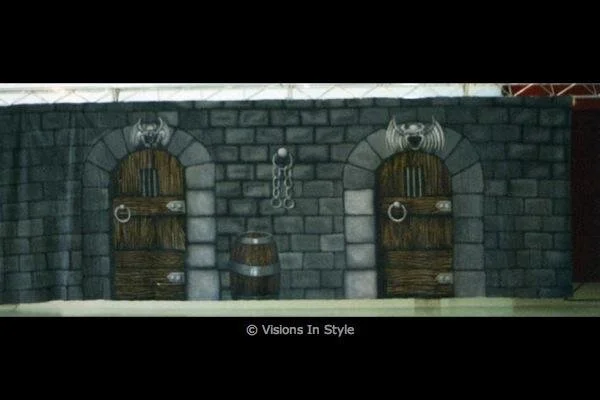 Castle Dungeon Doors Backdrop