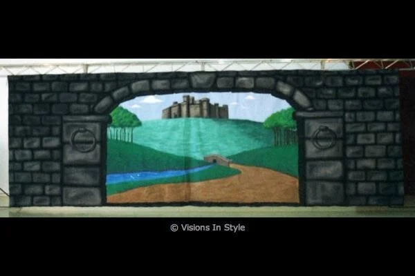 Castle On The Hill Backdrop