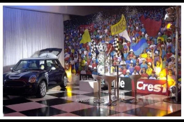 Cheering Crowd Backdrop 1