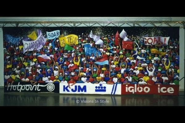 Cheering Crowd Backdrop 5