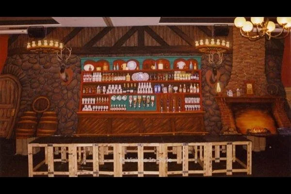 German Beer Hall Backdrop