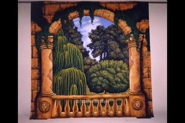 Grecian Balustrade Backdrop 1