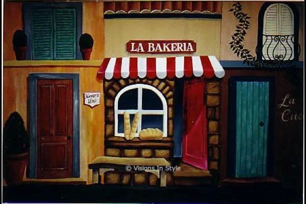 Italian Bakery Backdrop