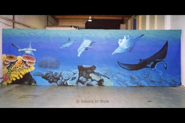 Underwater Stingray Backdrop