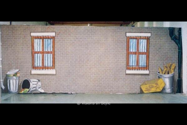 Warehouse Alleyway Backdrop