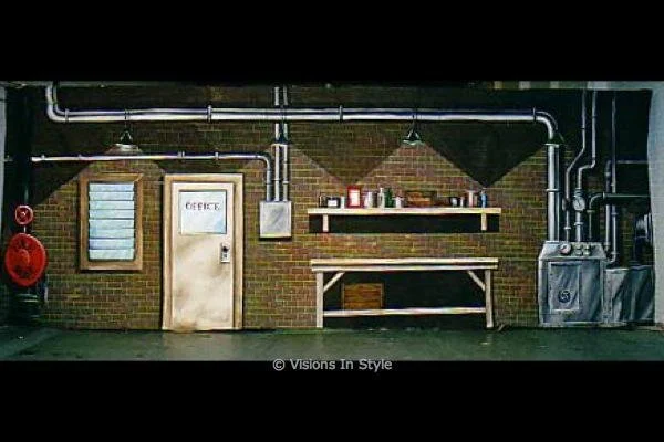 Warehouse Interior Backdrop