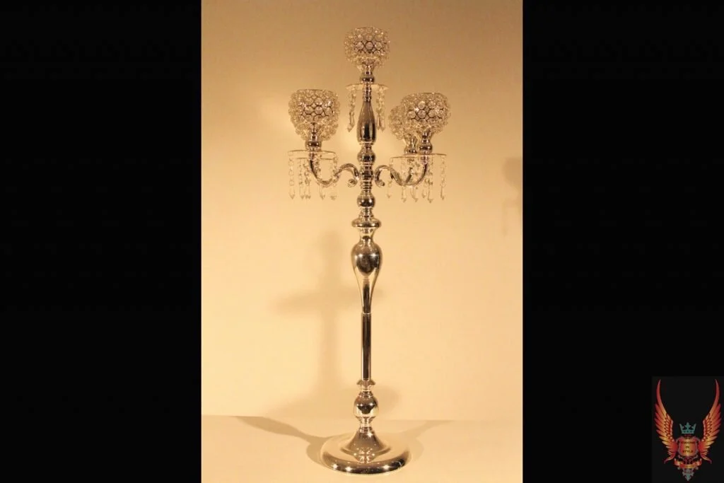 Standing Crystal Candelabra
