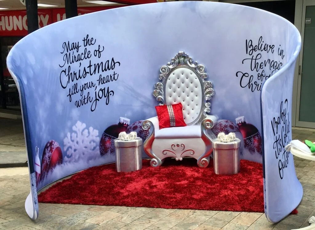 Circular Photo Wall – Christmas Themed