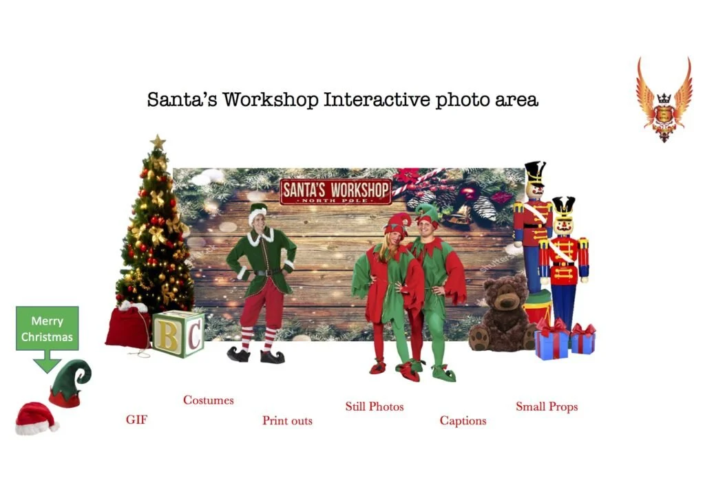 Santa’s Workshop Interactive Photo Area