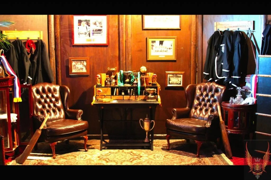 Vintage Sports Photo Area