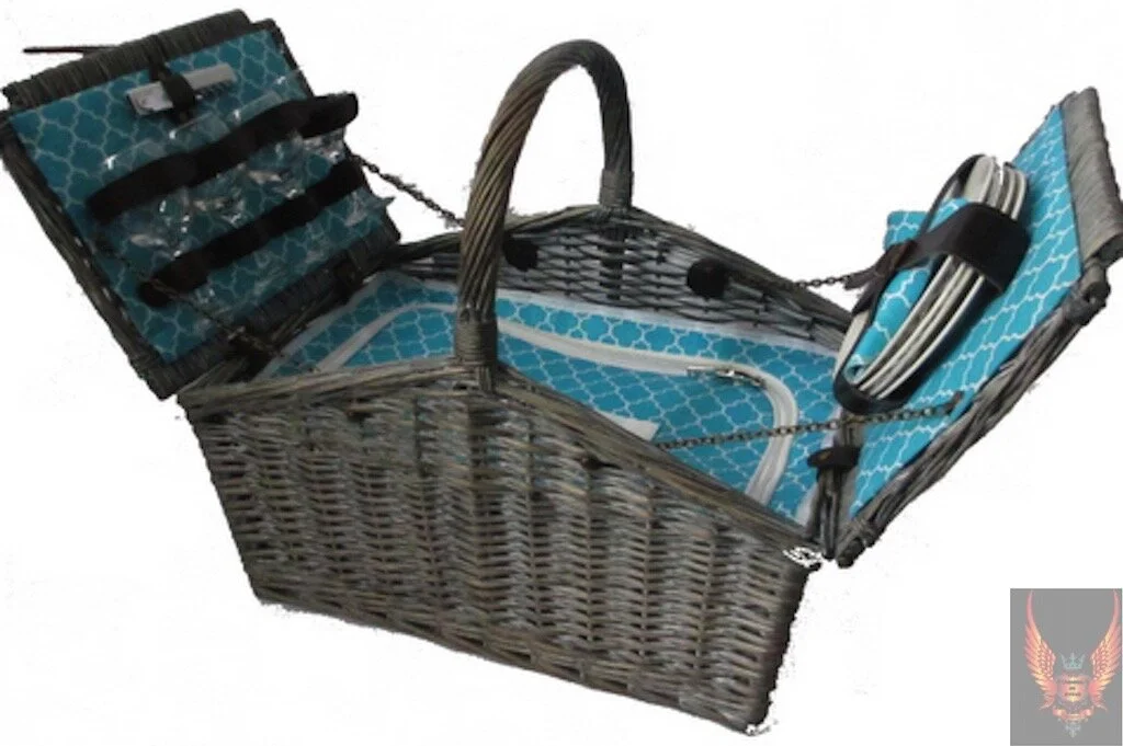 Fold Out Picnic Basket