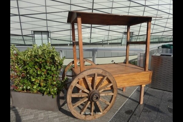 Rustic Cart with Roof