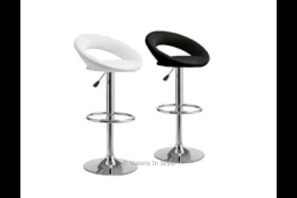 Leather Top Gas Stool