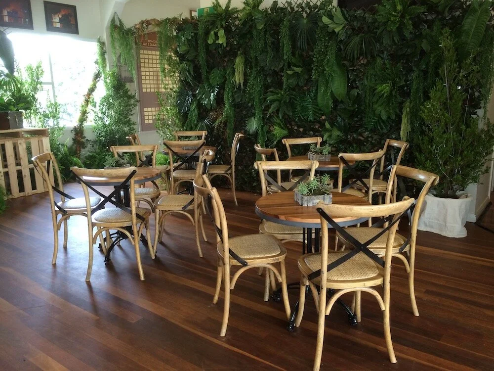 Oak Crossback Chairs