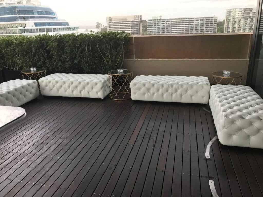 White Dimpled Gallery Beds