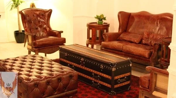 Brown Leather Dressing Room