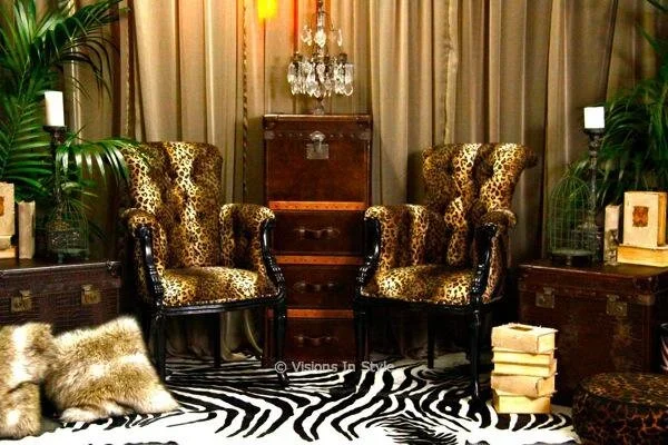 Leopard Print Armchairs