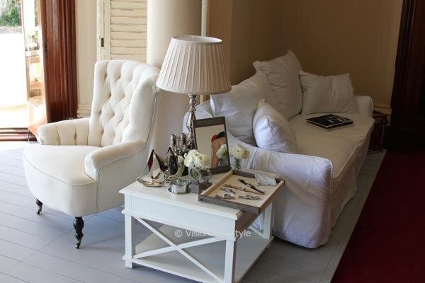 White Hamptons Couch