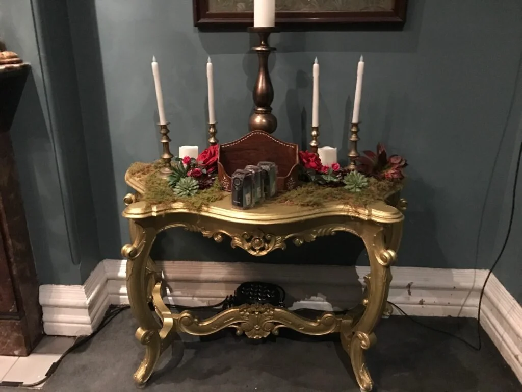 Gold Console Table