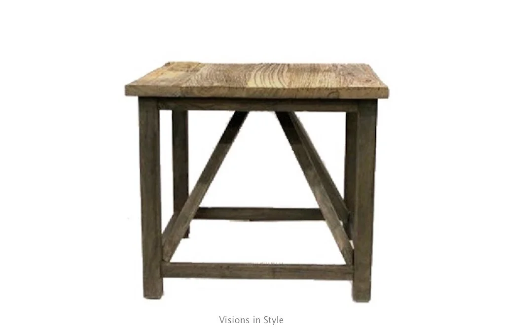 Weathered Wooded End Table