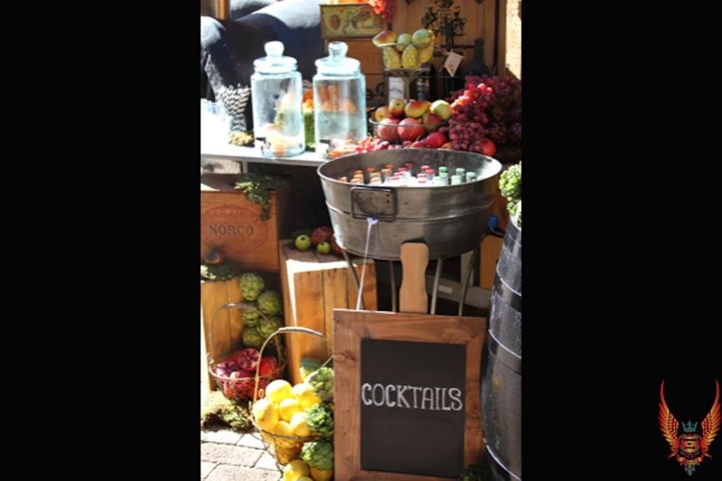 Fresh Rustic Food Station