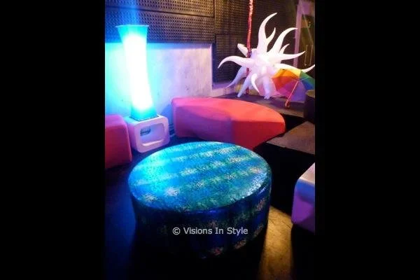 Cirque Round Ottoman