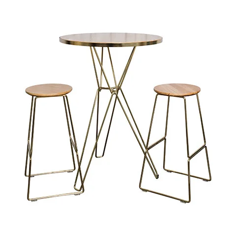 Gold Hairpin Cocktail Table