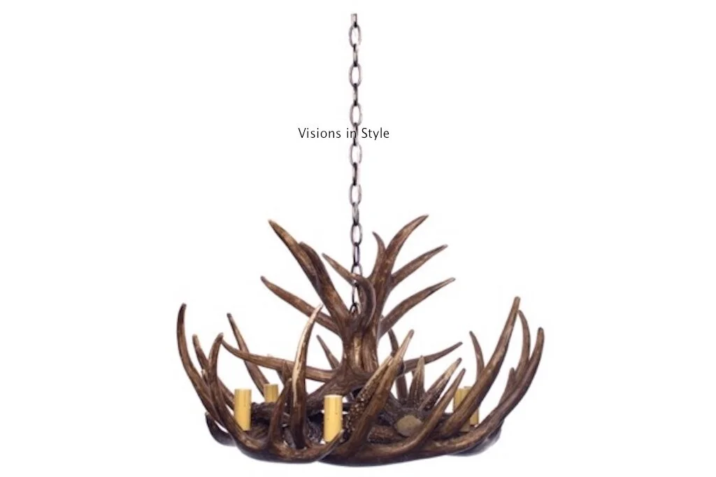 Antler Chandelier (9 arm-Natural)