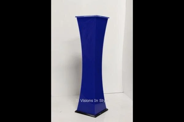 Blue Perspex Floor Lamp