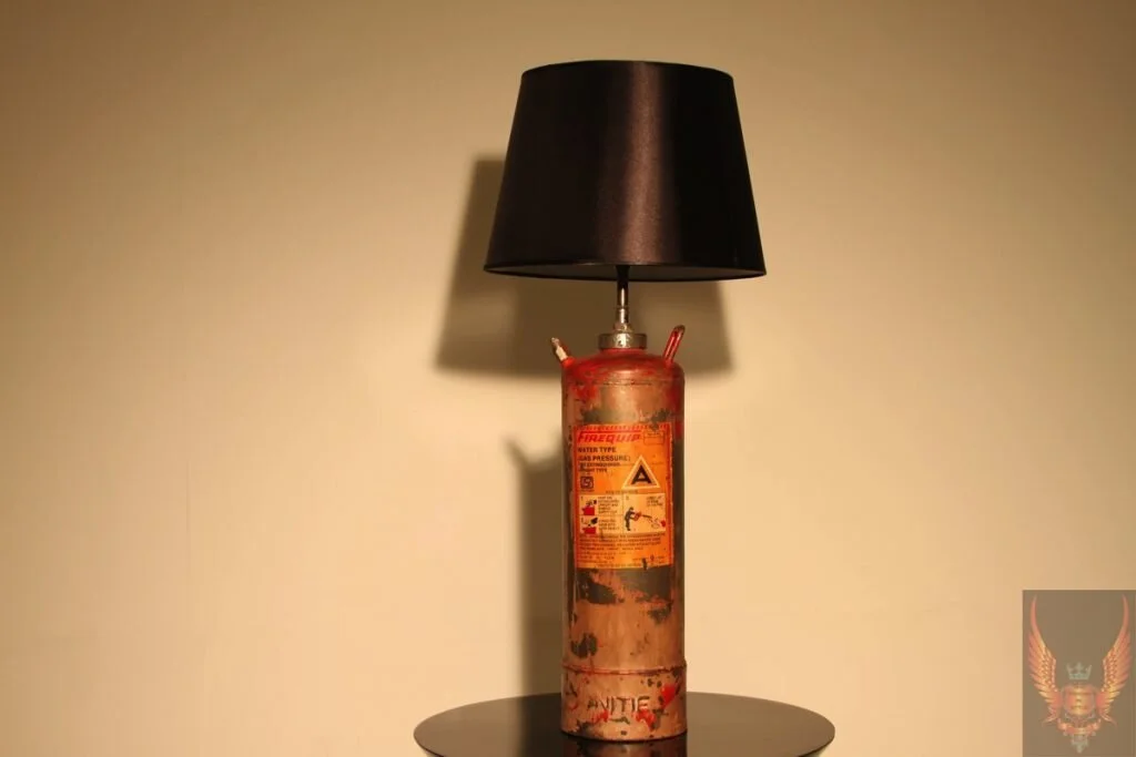 Vintage Fire Extinguisher Lamp