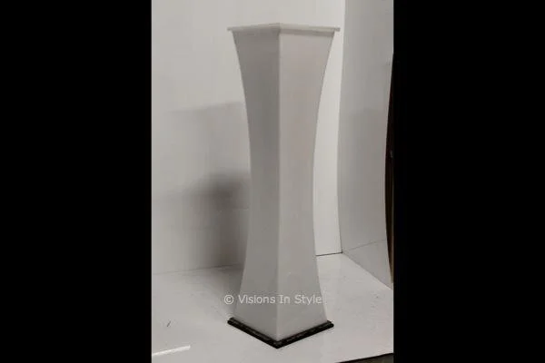 White Perspex Floor Lamp