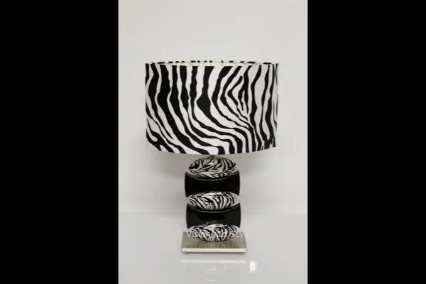 Zebra Table Lamp