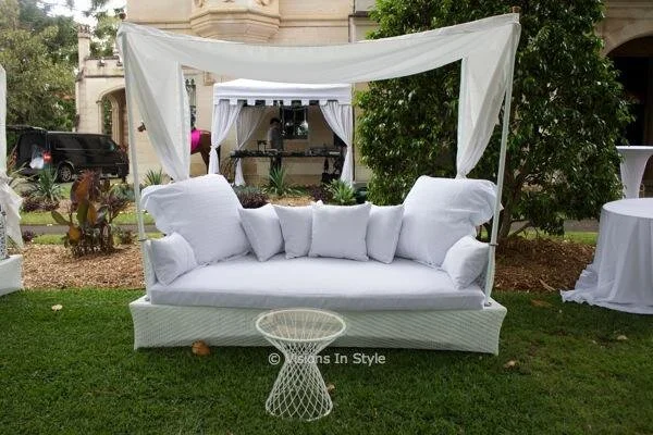 White Canopy Day Bed