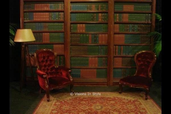 Fake Bookshelf Partition