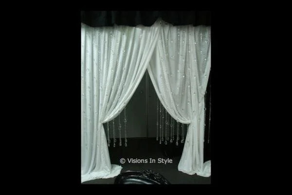 White Draped Entranceway