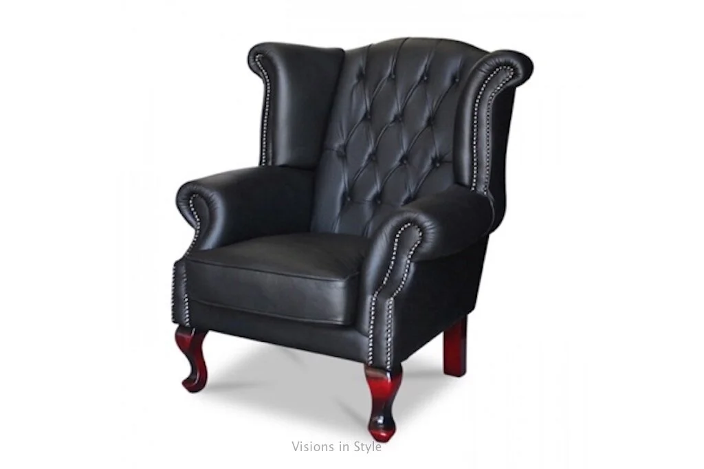 Black Chesterfield Armchair