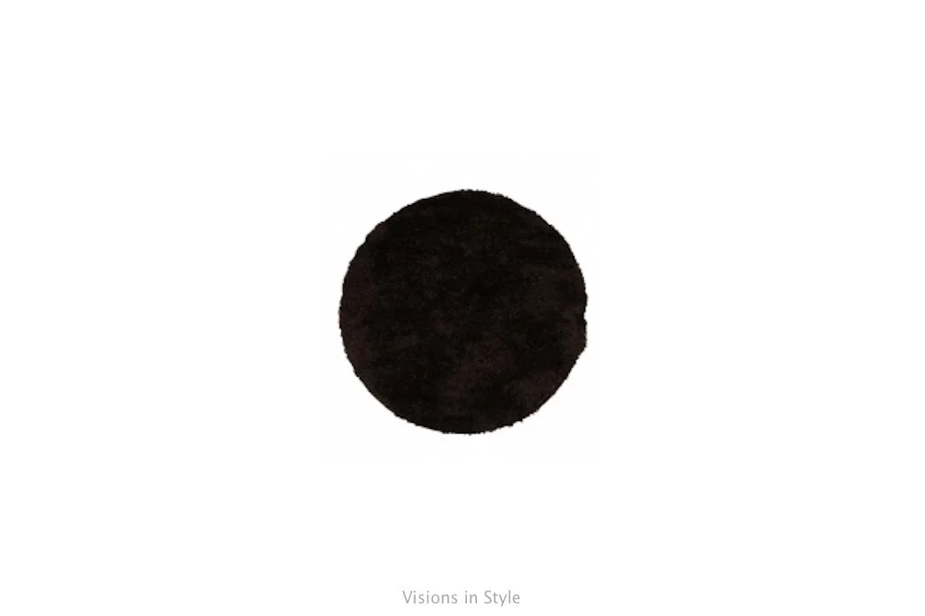 Oslo Black Round Rug