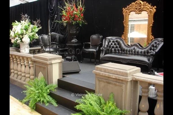 Stage with Tuscan Balustrades